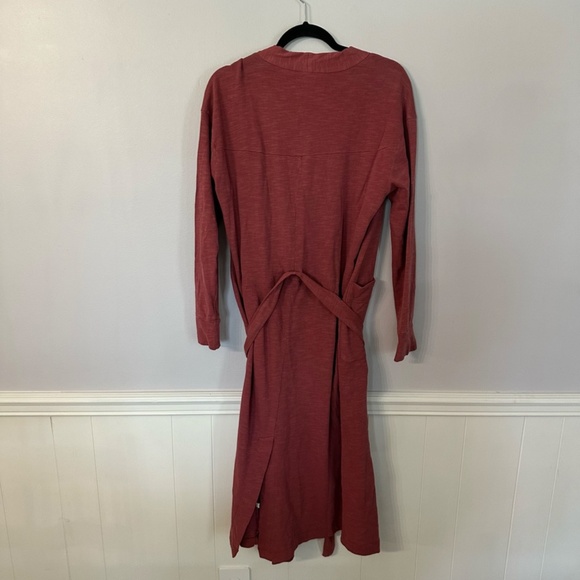 Free People Intimately Womens Long Sleeve Wrap Duster Cardigan in Wine Sz XS NWT - Picture 8 of 8